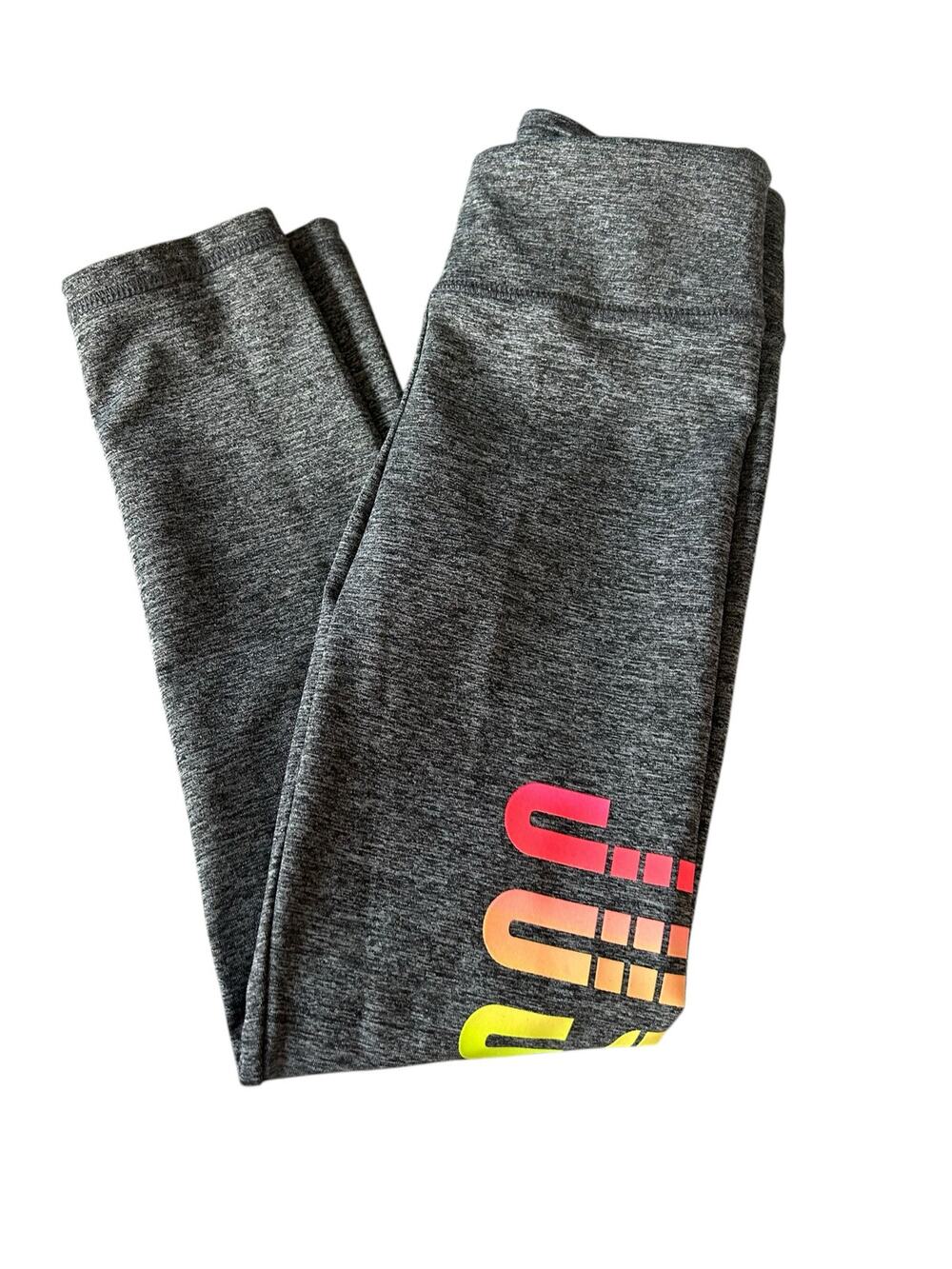 Justice grey athletic leggings size 8
